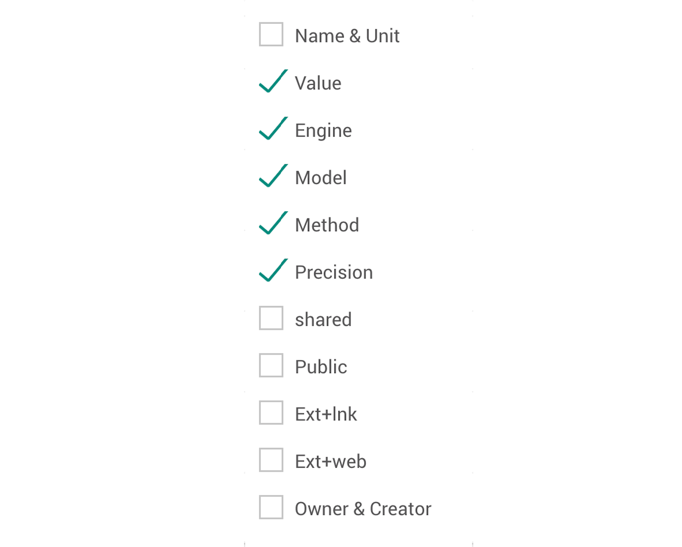 Property Specific Columns Property Specific Columns