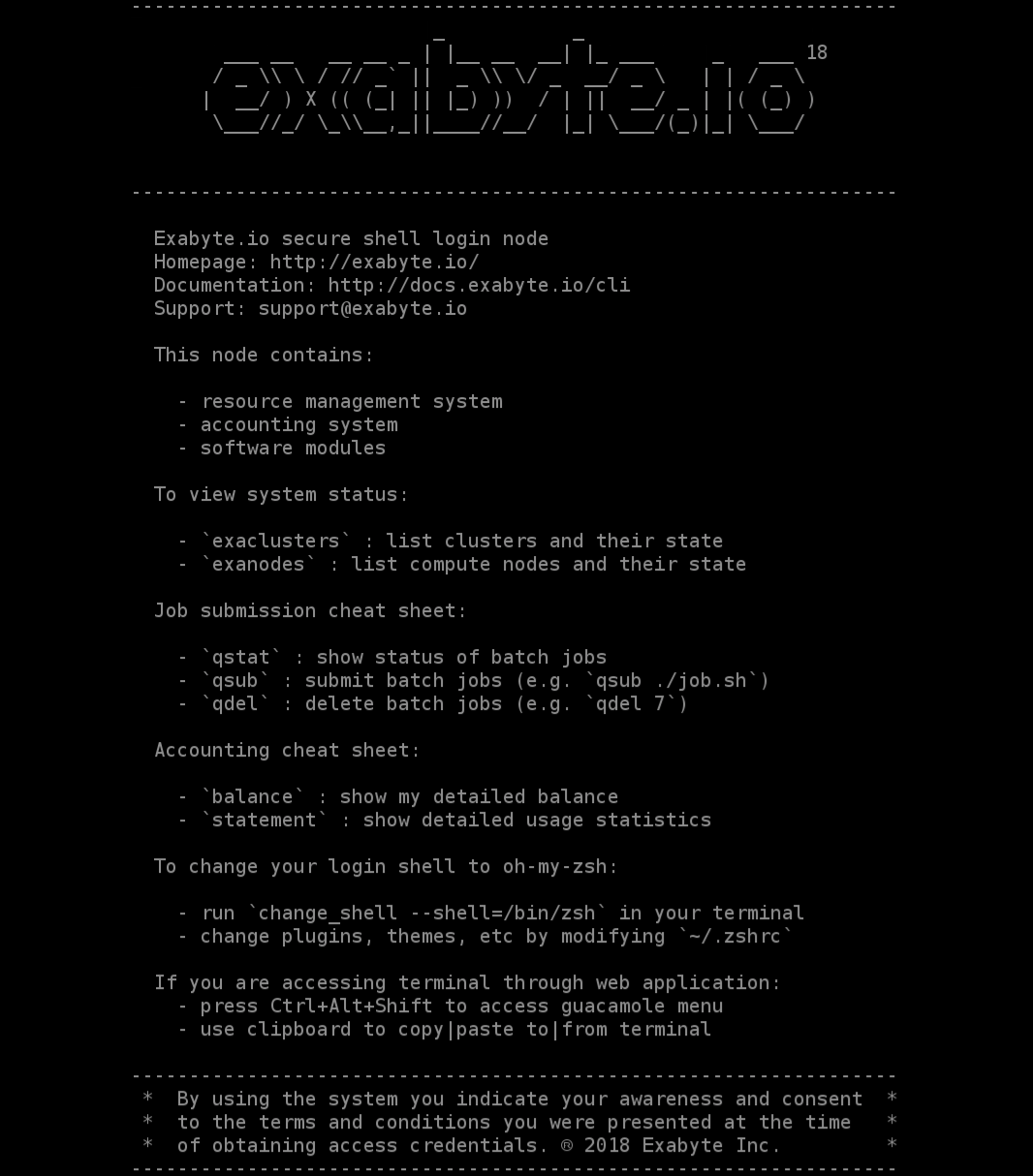 CLI Welcome Screen CLI Welcome Screen