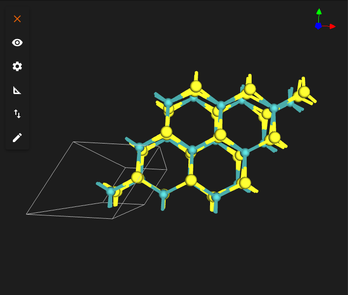 MoS2 Twisted Bilayer, 60 degrees Result Material, 60 degrees